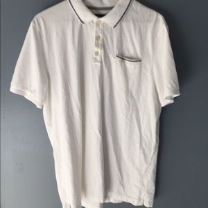 White Men’s Banana Republic Polo - XL